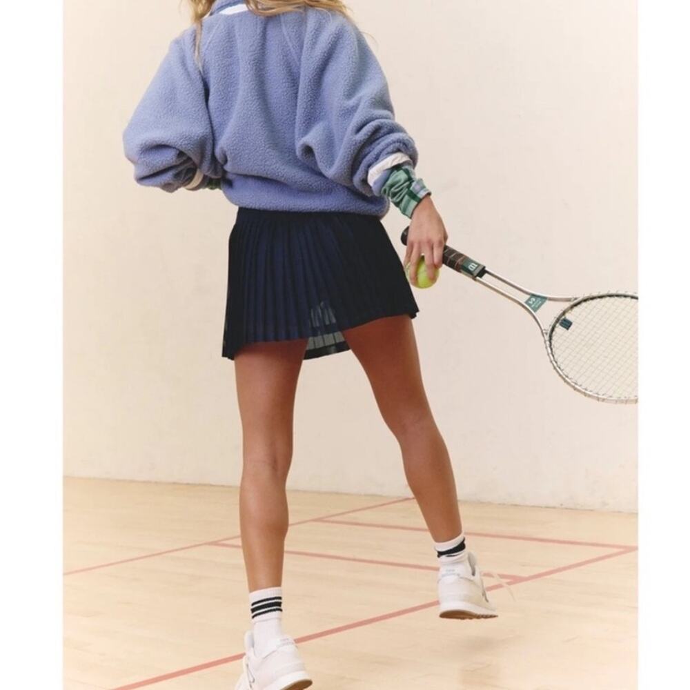 Free People Movement Rally Ruffle Mini Skort Size XL - Picture 7 of 9